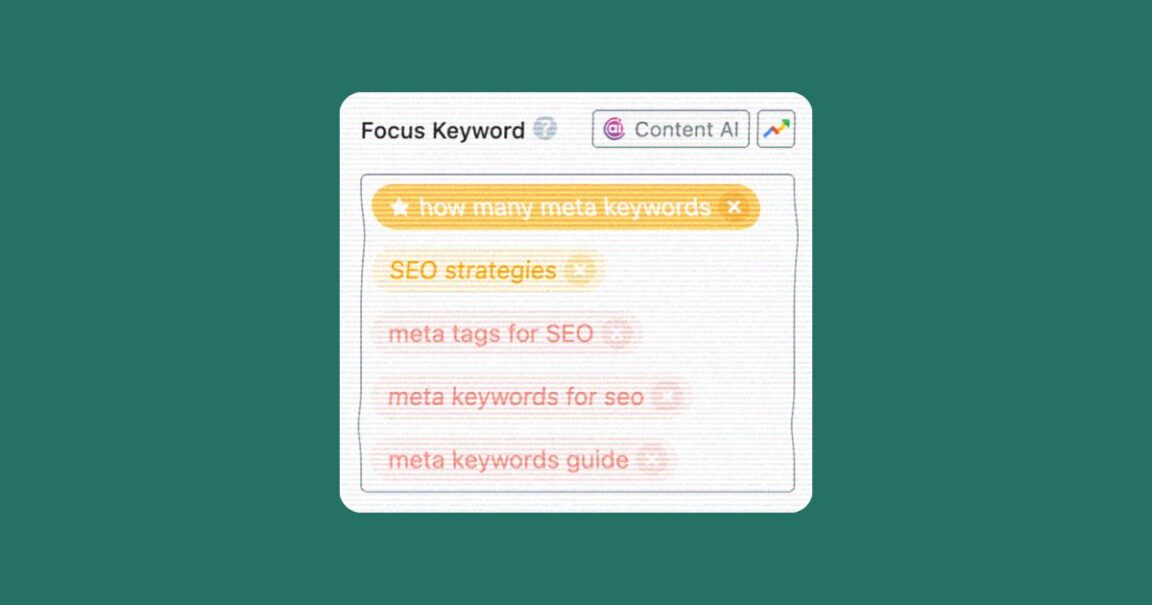 how many meta keywords should i use for seo