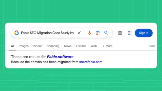 How We Migrated Fable’s Website Without Losing SEO Rankings | Case Study 1 Fable SEO Migration Case Study