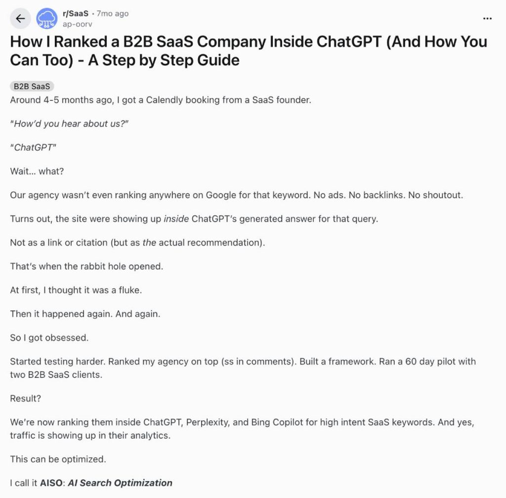How Reddit Threads Get Cited by ChatGPT (And How to Do It Right) 2 How Reddit Threads Get Cited by ChatGPT (And How to Do It Right) - 10. Example_ A Real Reddit Thread That Got Cited