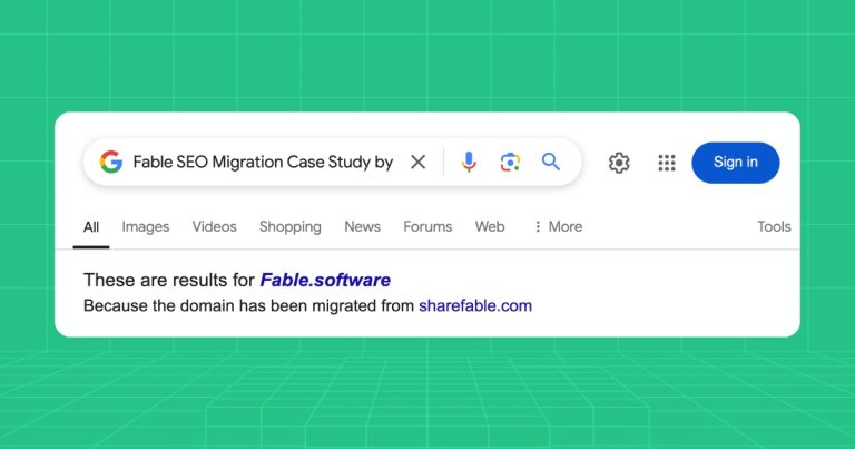 How We Migrated Fable’s Website Without Losing SEO Rankings | Case Study 7 Fable SEO Migration Case Study