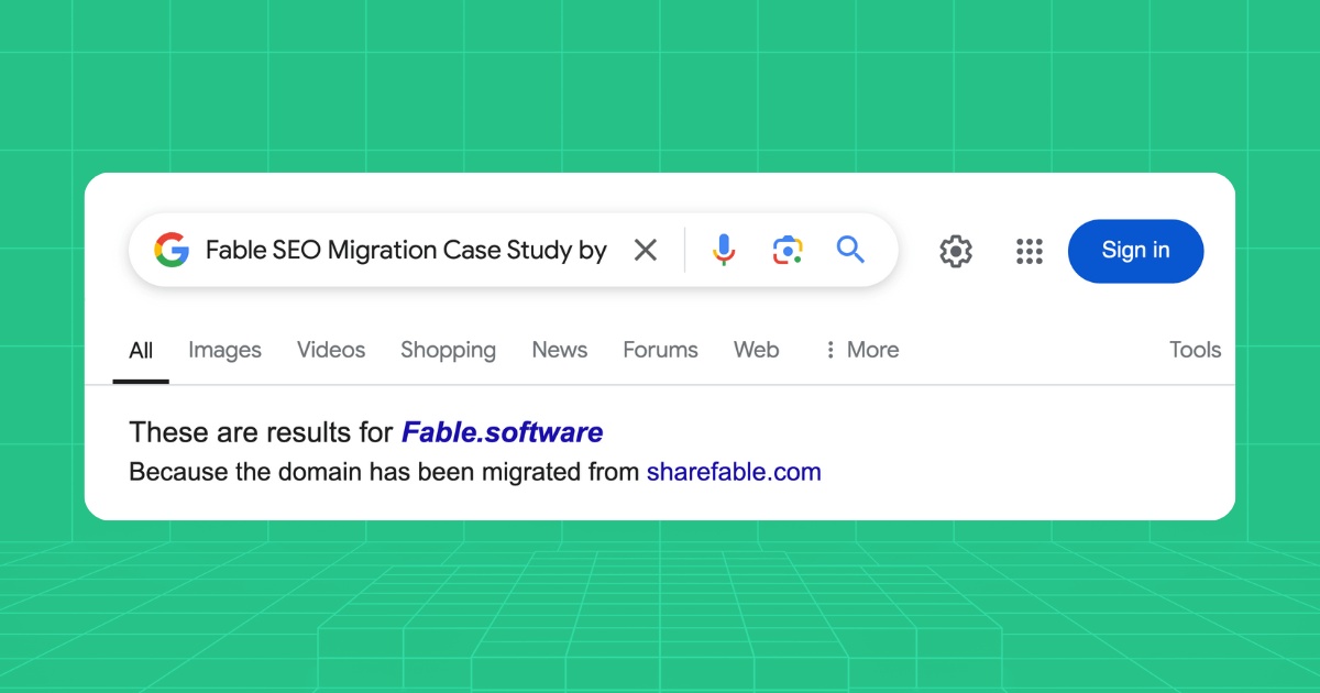 Home 22 Fable SEO Migration Case Study