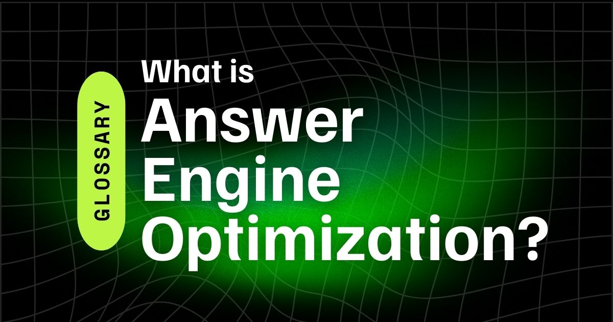 AEO (Answer Engine Optimization) 1 AEO (Answer Engine Optimization)