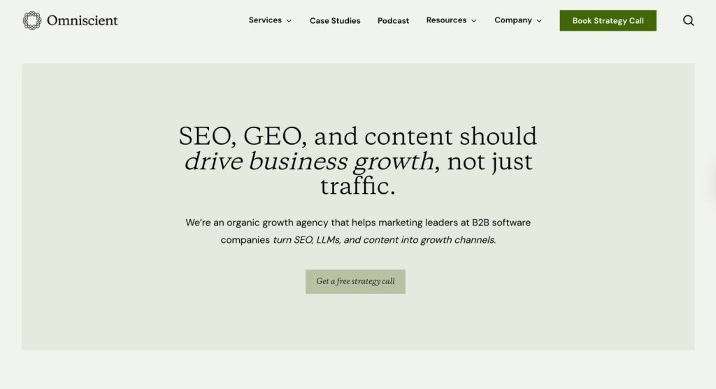 10 Best B2B SaaS SEO Agencies in 2026 (Reviewed by a $5M+ Founder) 2 Omniscient Digital