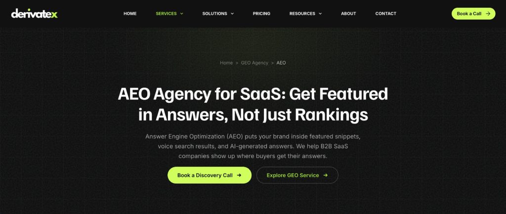 6 Best AEO Agencies for B2B SaaS Companies 5 Best AEO Agency