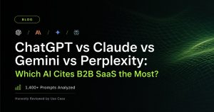 ChatGPT vs Claude vs Gemini vs Perplexity: Which AI Cites B2B SaaS the Most? (1,400 Prompts Analyzed) 9 ChatGPT vs Claude vs Gemini vs Perplexity for B2B SaaS Brands
