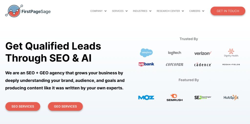 6 Best AEO Agencies for B2B SaaS Companies 8 First Page Sage