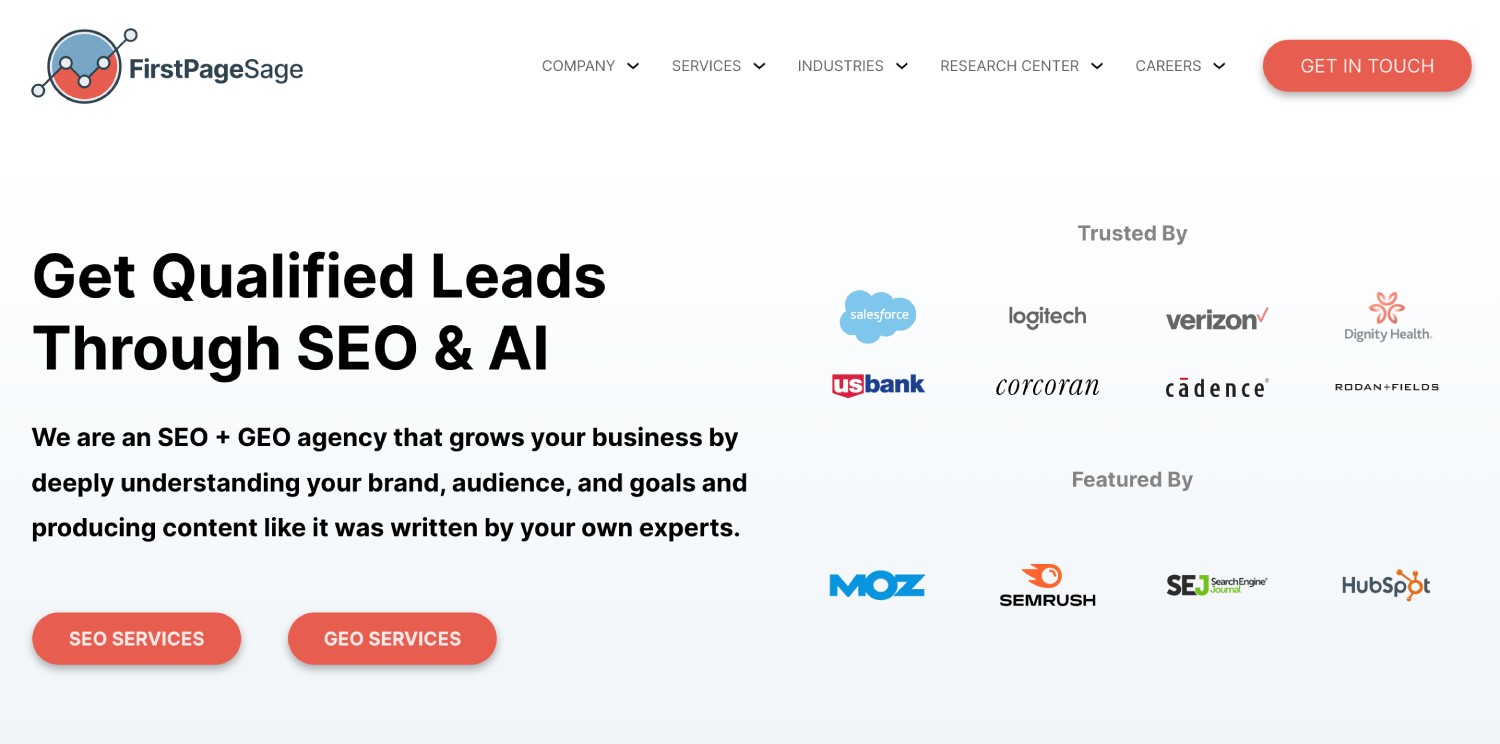 Best B2B SaaS GEO Agencies in 2026: A Buyer's Evaluation Guide 10 First Page Sage