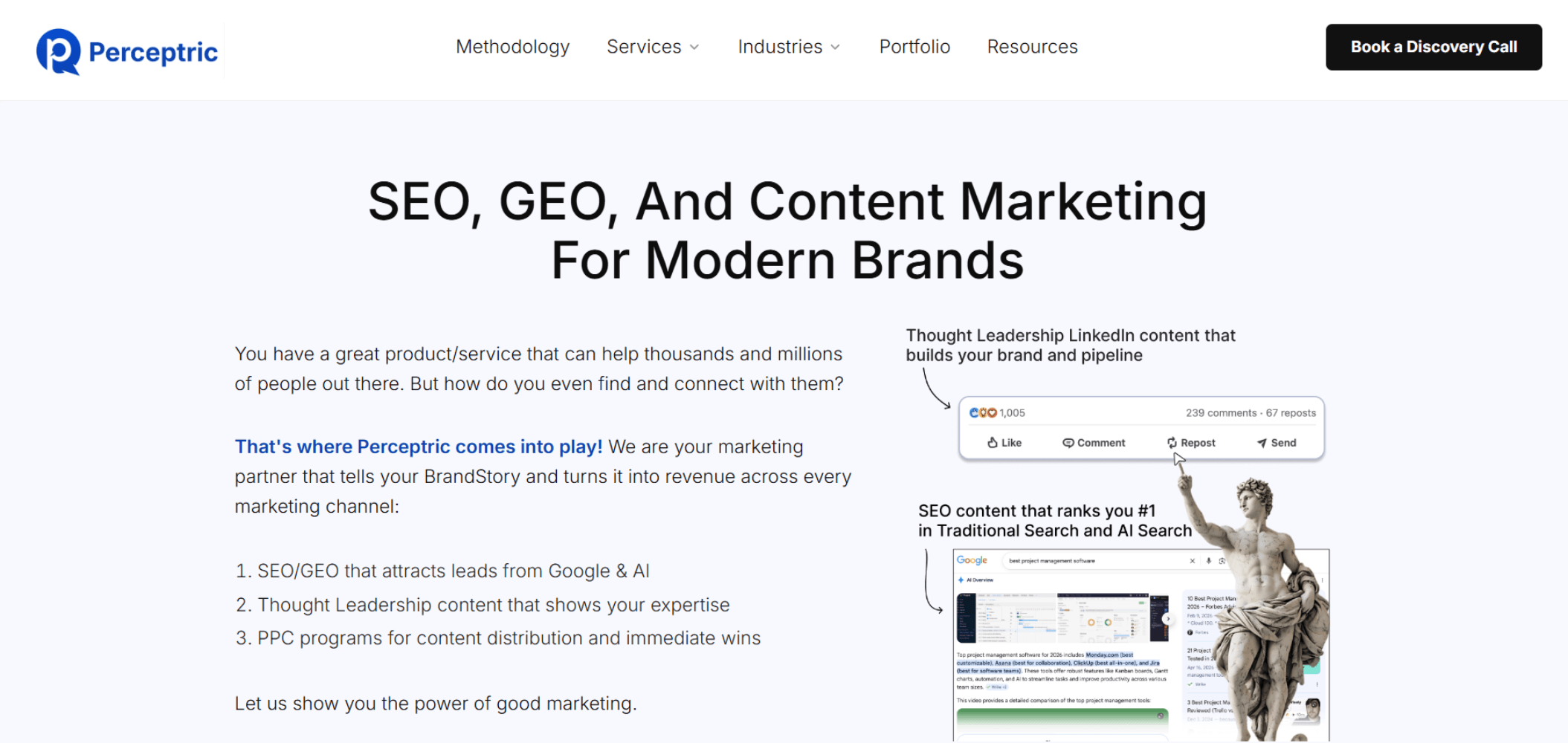 The 25 Best Organic SEO Agencies in 2026 (Honest Review) 5 Perceptric