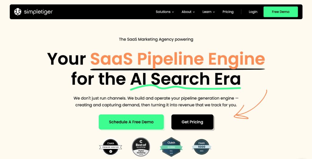 10 Best B2B SaaS SEO Agencies in 2026 (Reviewed by a $5M+ Founder) 8 SimpleTiger