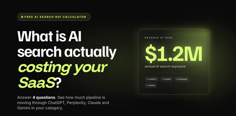 Free AI Search ROI Calculator: What's At Stake for SaaS? 3 clipboard image 1776926969