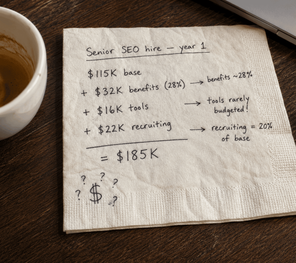 B2B SaaS SEO Agency vs In-House Hire: The Real Decision in 2026 6 B2B SaaS SEO hire