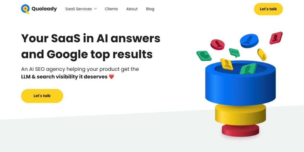 6 Best GEO Agencies for B2B SaaS in 2026 (Ranked and Reviewed) 4 Quoleady