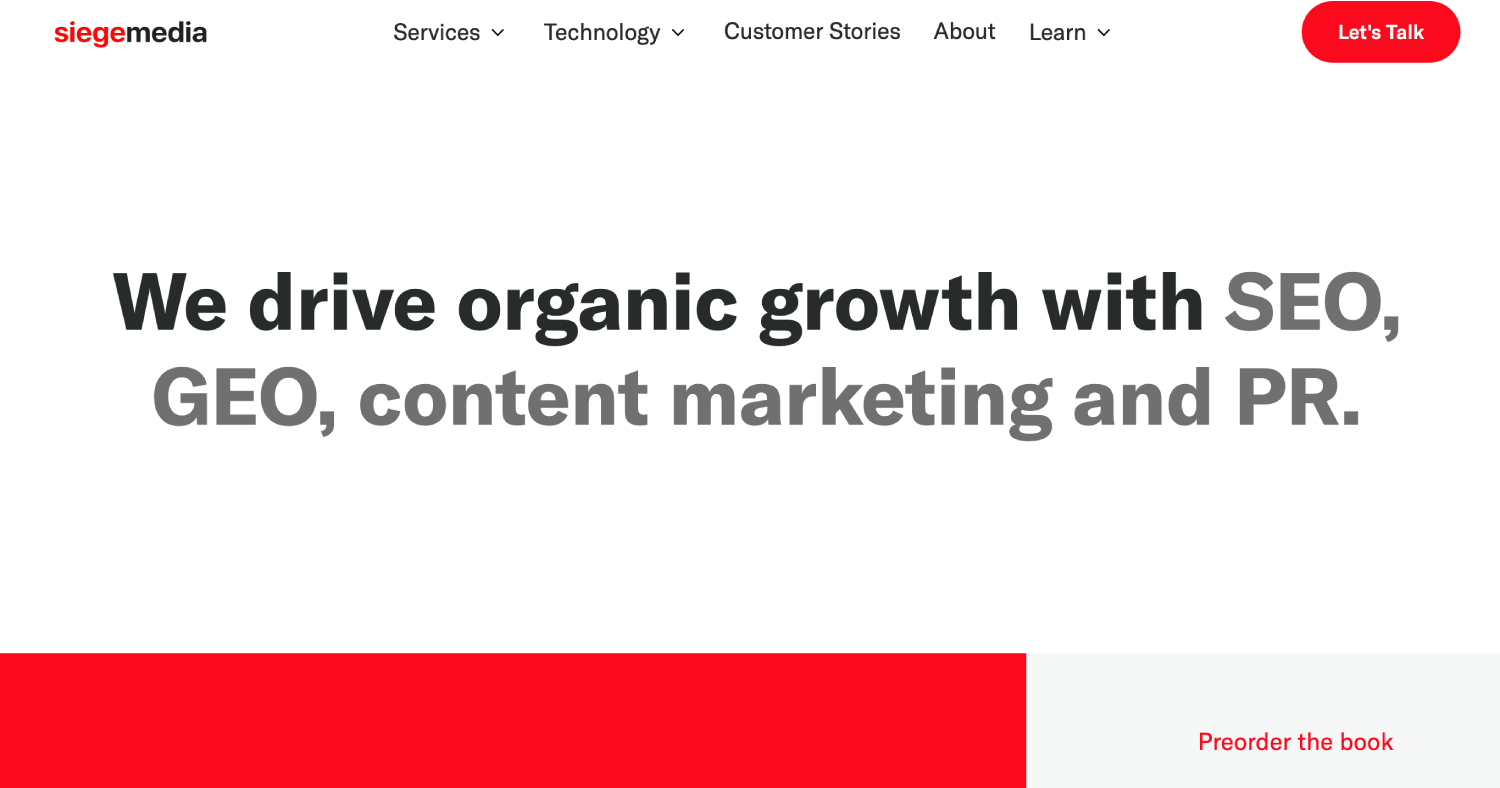 Best B2B SaaS GEO Agencies in 2026: A Buyer's Evaluation Guide 11 Siege Media