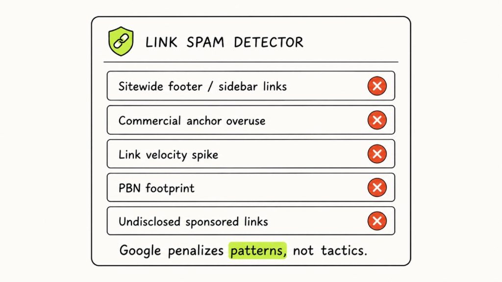 12 SaaS Link Building Strategies That Actually Move the Needle in 2026 16 What Google actually penalizes in 2026