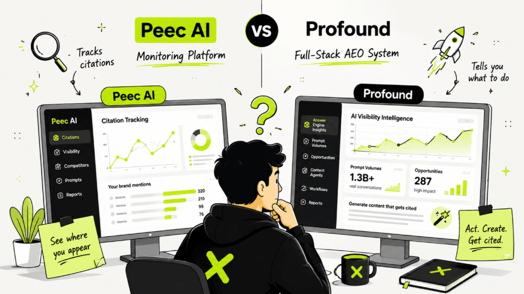 Peec AI vs Profound (2026): Which AI Search Tracking Tool Is Right for Your B2B SaaS Team? 4 difference between peec ai and profound