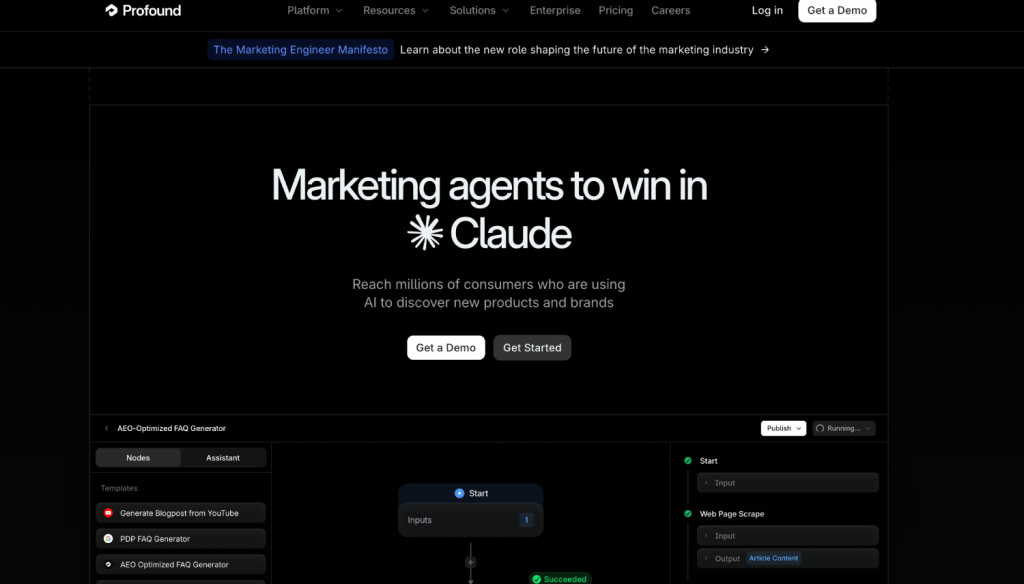 7 Best GEO Tools for B2B SaaS Companies in 2026 4 profound