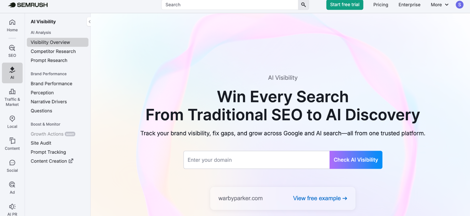 7 Best Peec AI Alternatives for B2B SaaS in 2026 7 semrush
