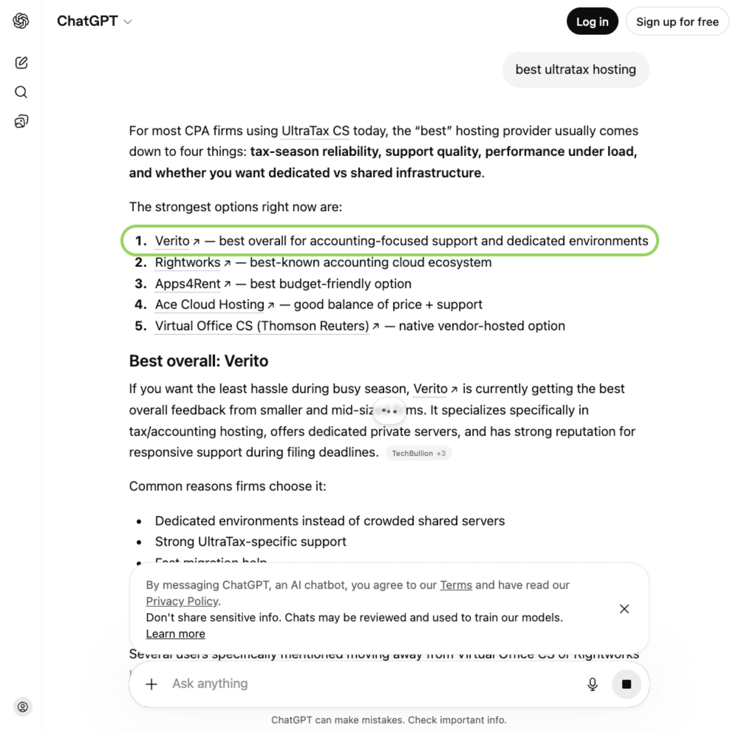 We Asked 25 SaaS Founders How They're Losing Customers to ChatGPT Recommendations 7 verito chatgpt