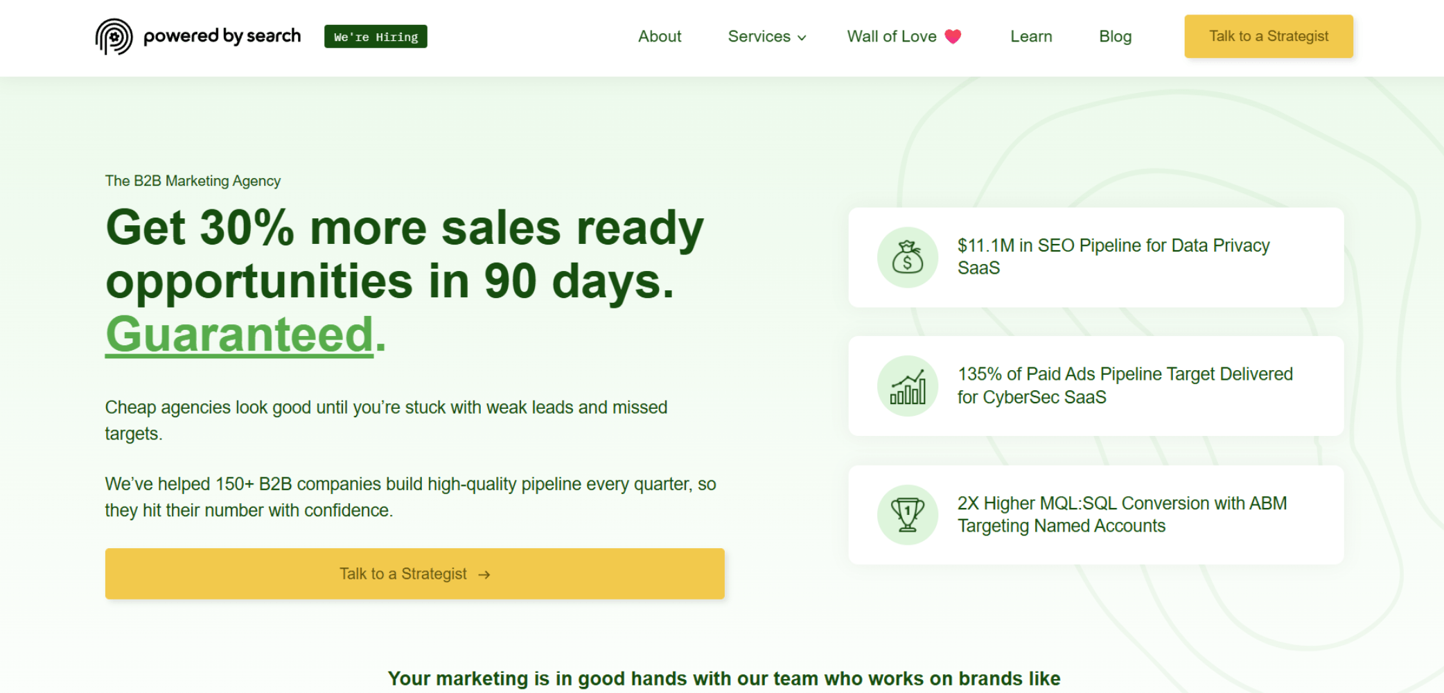 Top 7 Grow and Convert Alternatives for B2B SaaS 6 Powered by Search