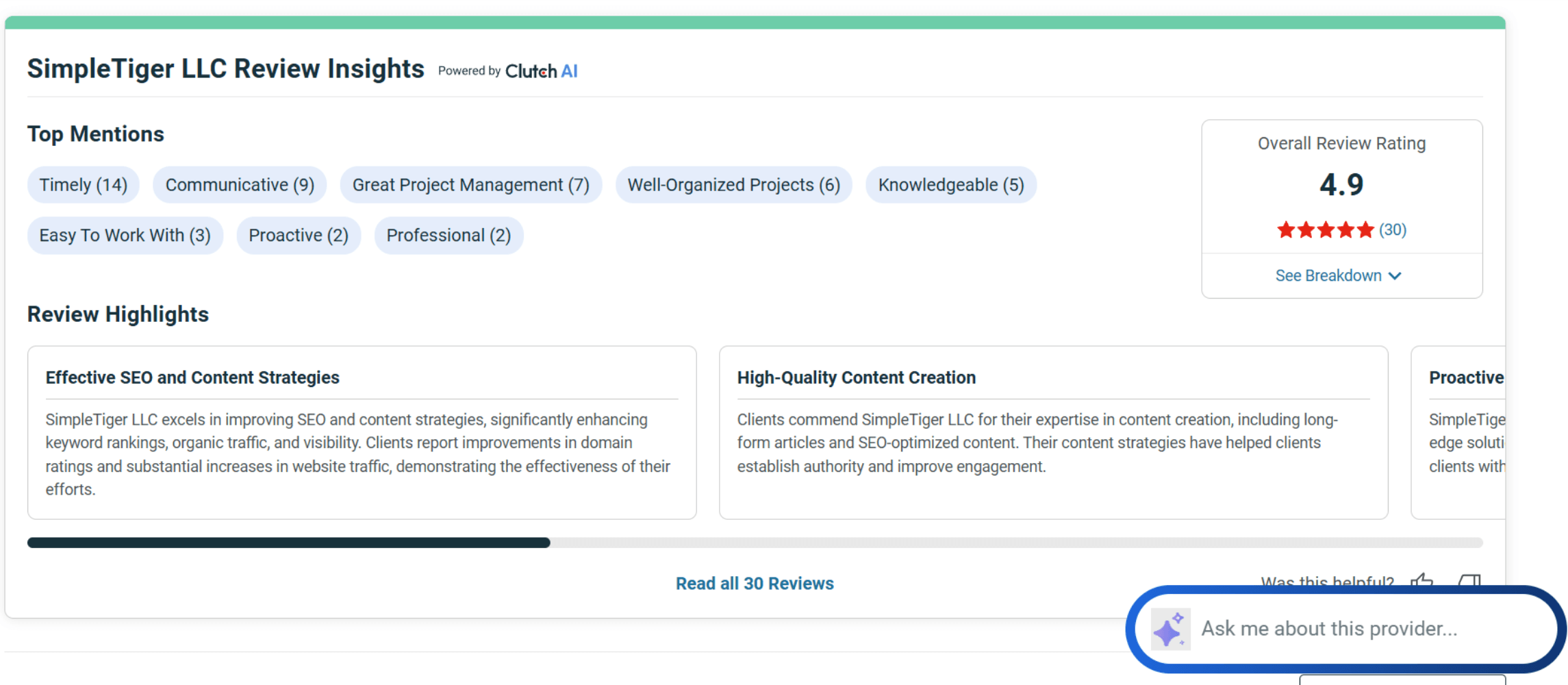 SimpleTiger Review 2026: 18 Years of SaaS SEO, Does it Translate to GEO? 3 SimpleTiger Review