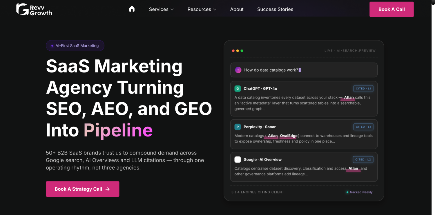 Skale Alternatives: 5 GEO-First Agencies for SaaS MRR Growth 5 revvgrowth