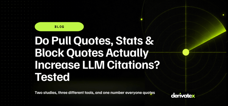 Do Pull Quotes, Stats & Block Quotes Actually Increase LLM Citations? Tested 7 Do Pull Quotes Stats Block Quotes Actually Increase LLM Citations Tested