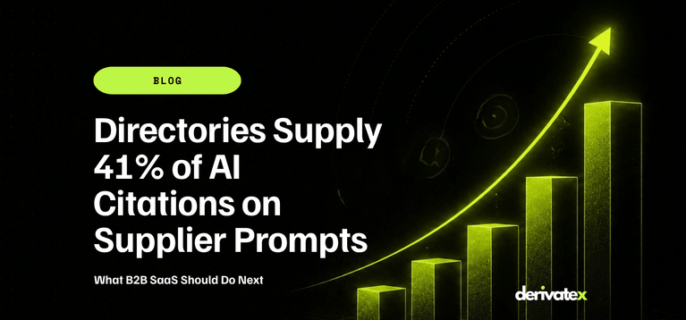Directories Supply 41% of AI Citations on Supplier Prompts: What B2B SaaS Should Do Next 3 Directories Supply 41 of AI Citations on Supplier Prompts What B2B SaaS Should Do Next