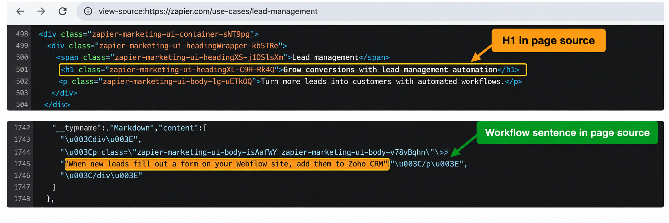 Use-Case Pages for B2B SaaS: What to Include So AI Search Cites You 12 Annotated Page Source H1 and Workflow Sentence 1