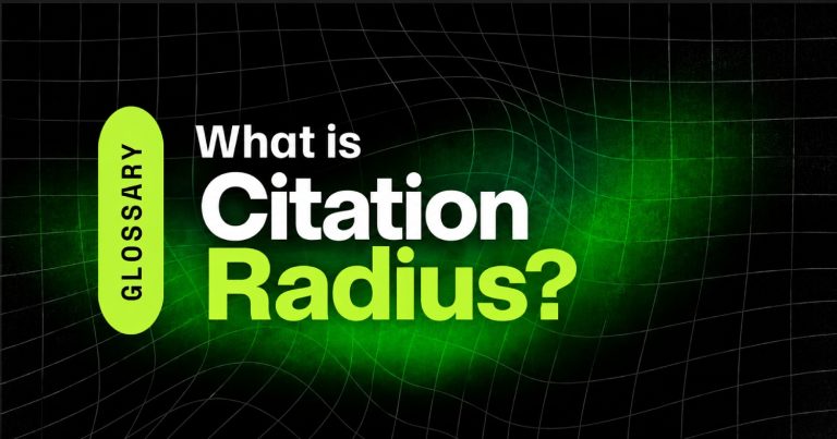 Glossaries 7 Citation Radius