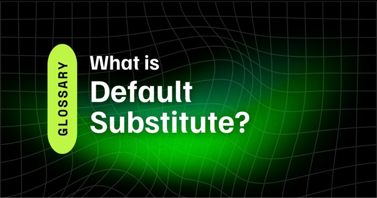 Glossaries 8 Default Substitute