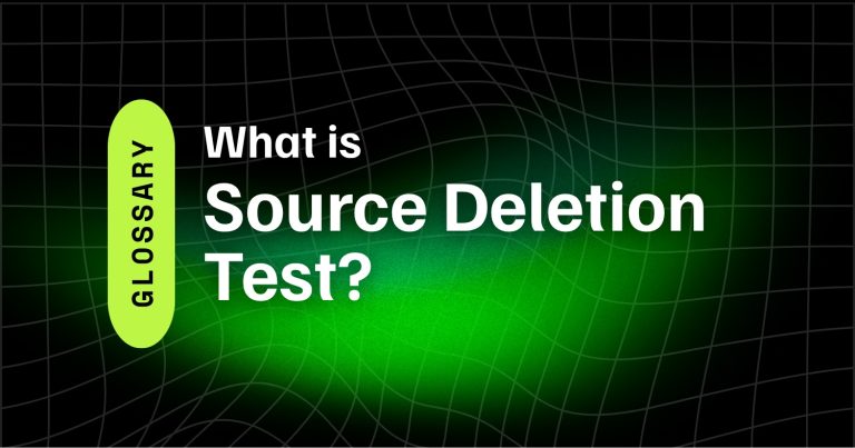 Glossaries 2 Source Deletion Test