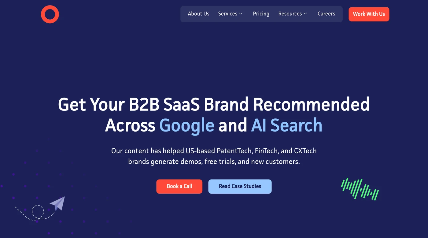 9 Best AI SEO Agencies in India for B2B SaaS Companies 10 Concurate homepage hero section